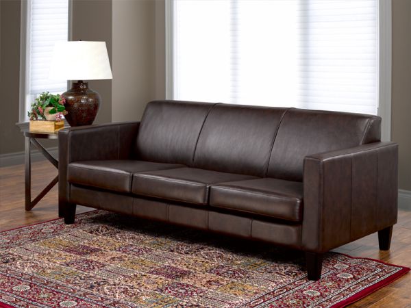 Metropolitan 400 -  Living Room Luxury Leather Sofa by LeatherCraft Furniture - Manufacturer of Top Grain Leather Sofa based in Toronto, Canada having dealer in Brampton, Vaughan, Pickering, Mississauga, Oakville, Scarborough, Kingston, Sudbury, Quebec and Other provinces of Canada